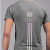 Triple Vertical Luxe T-Shirt - Luxe Custom Designer