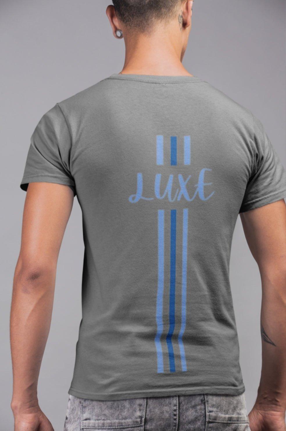 Triple Vertical Luxe T-Shirt - Luxe Custom Designer