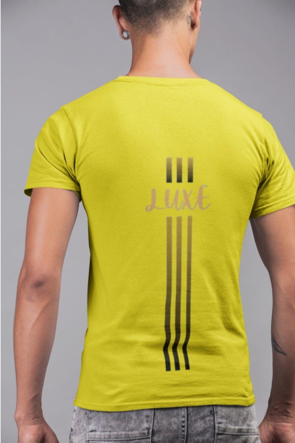 Triple Vertical Luxe T-Shirt - Luxe Custom Designer