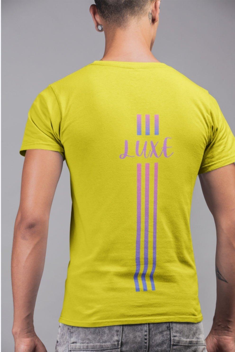 Triple Vertical Luxe T-Shirt - Luxe Custom Designer