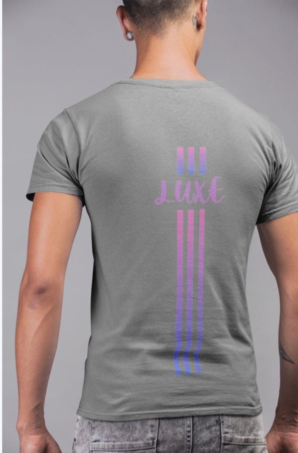 Triple Vertical Luxe T-Shirt - Luxe Custom Designer