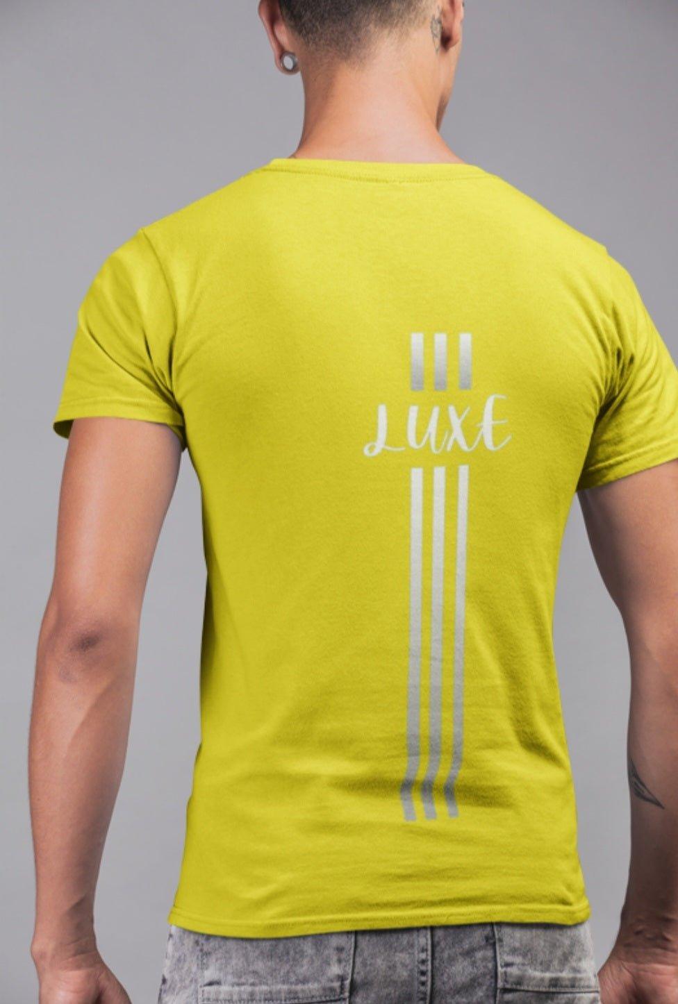 Triple Vertical Luxe T-Shirt - Luxe Custom Designer
