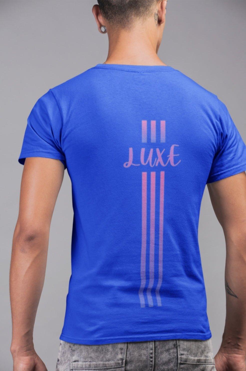 Triple Vertical Luxe T-Shirt - Luxe Custom Designer