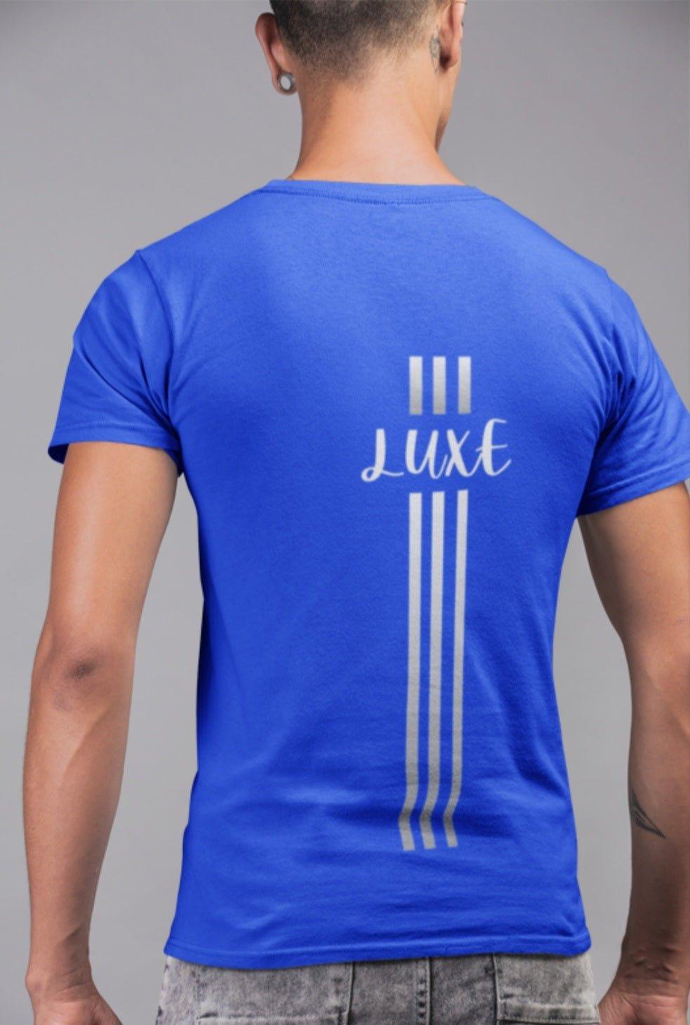 Triple Vertical Luxe T-Shirt - Luxe Custom Designer