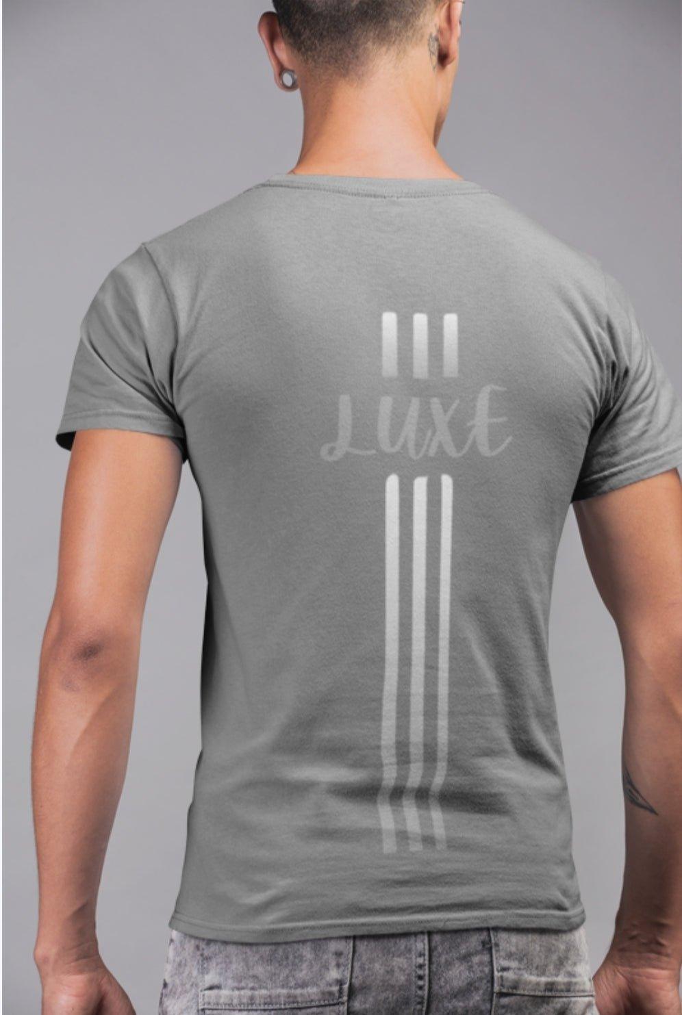 Triple Vertical Luxe T-Shirt - Luxe Custom Designer
