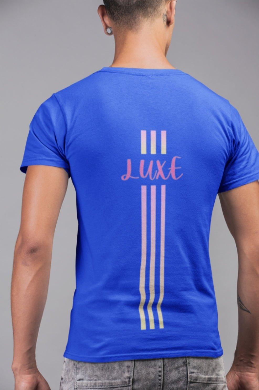Triple Vertical Luxe T-Shirt - Luxe Custom Designer