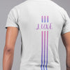 Triple Vertical Luxe T-Shirt - Luxe Custom Designer