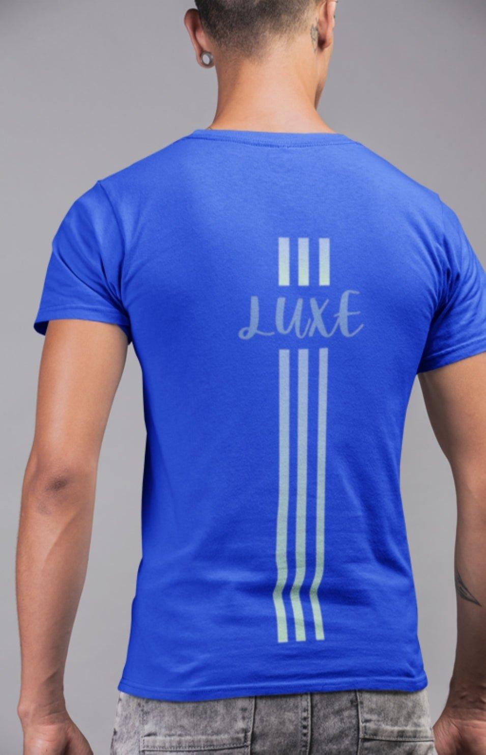 Triple Vertical Luxe T-Shirt - Luxe Custom Designer