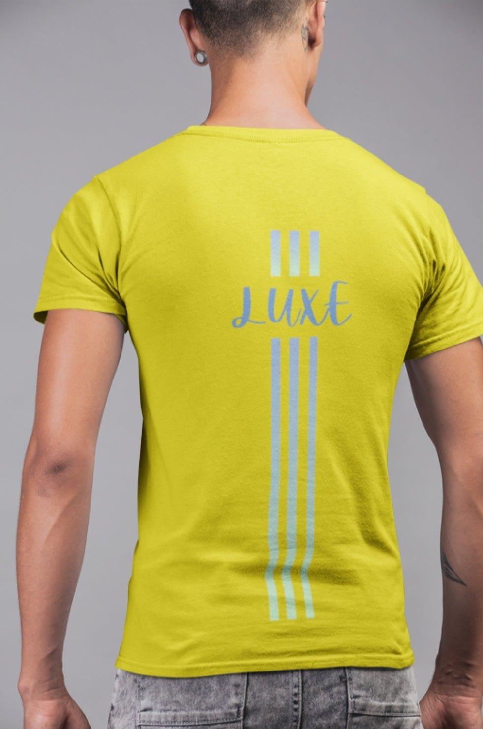 Triple Vertical Luxe T-Shirt - Luxe Custom Designer