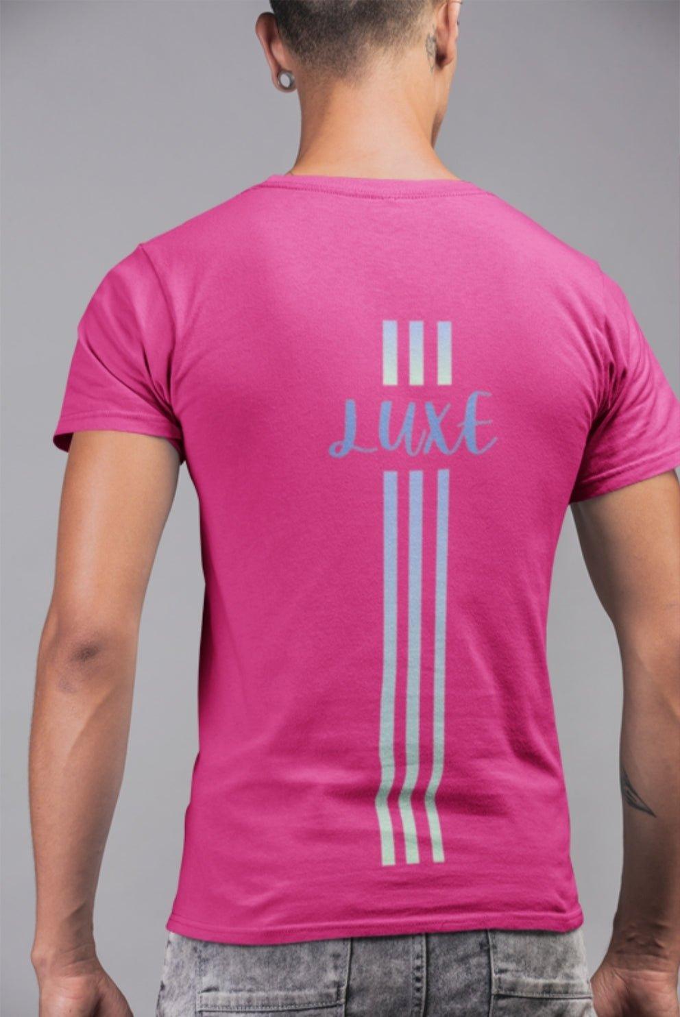 Triple Vertical Luxe T-Shirt - Luxe Custom Designer