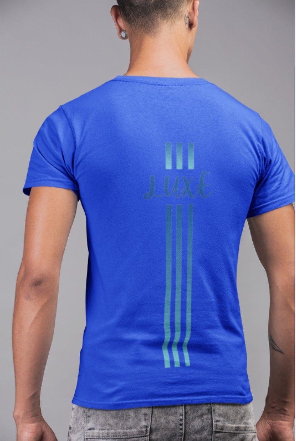 Triple Vertical Luxe T-Shirt - Luxe Custom Designer