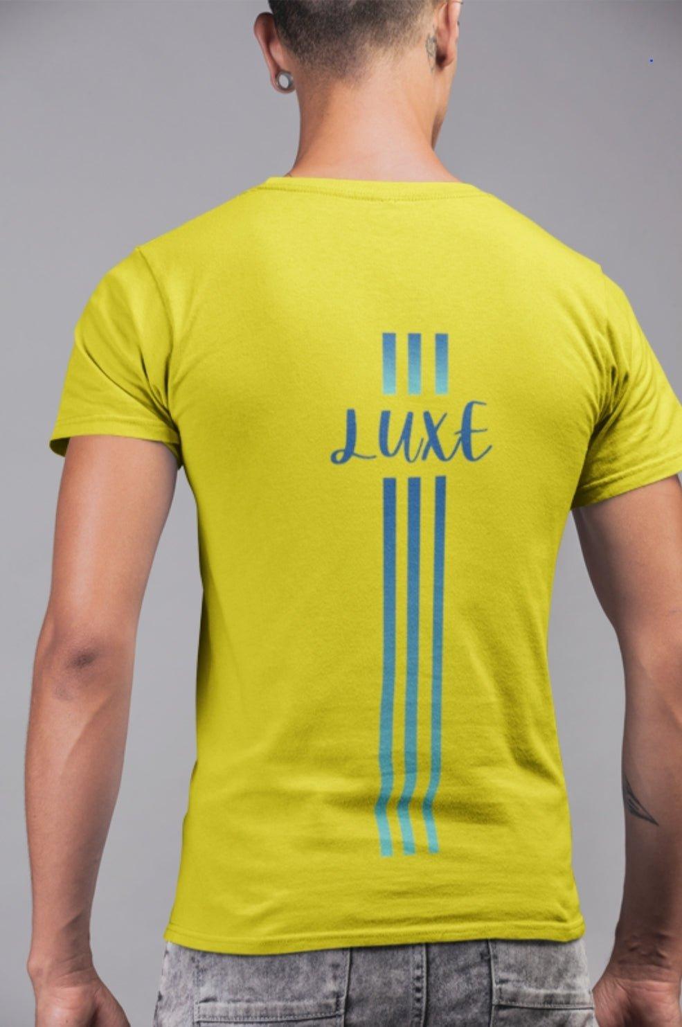 Triple Vertical Luxe T-Shirt - Luxe Custom Designer