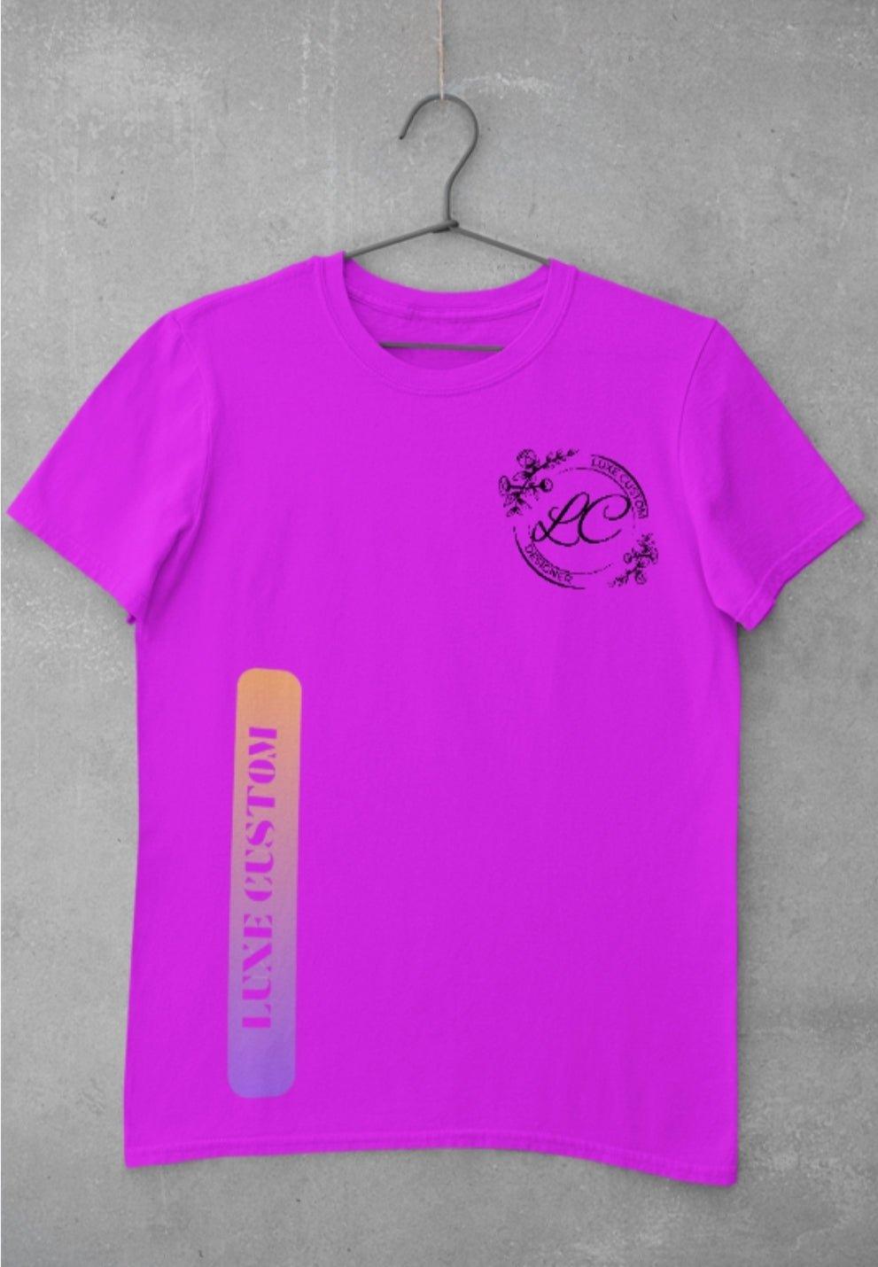 Vertical To Tone T-Shirt - Luxe Custom Designer