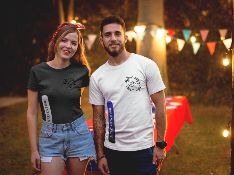 Vertical To Tone T-Shirt - Luxe Custom Designer