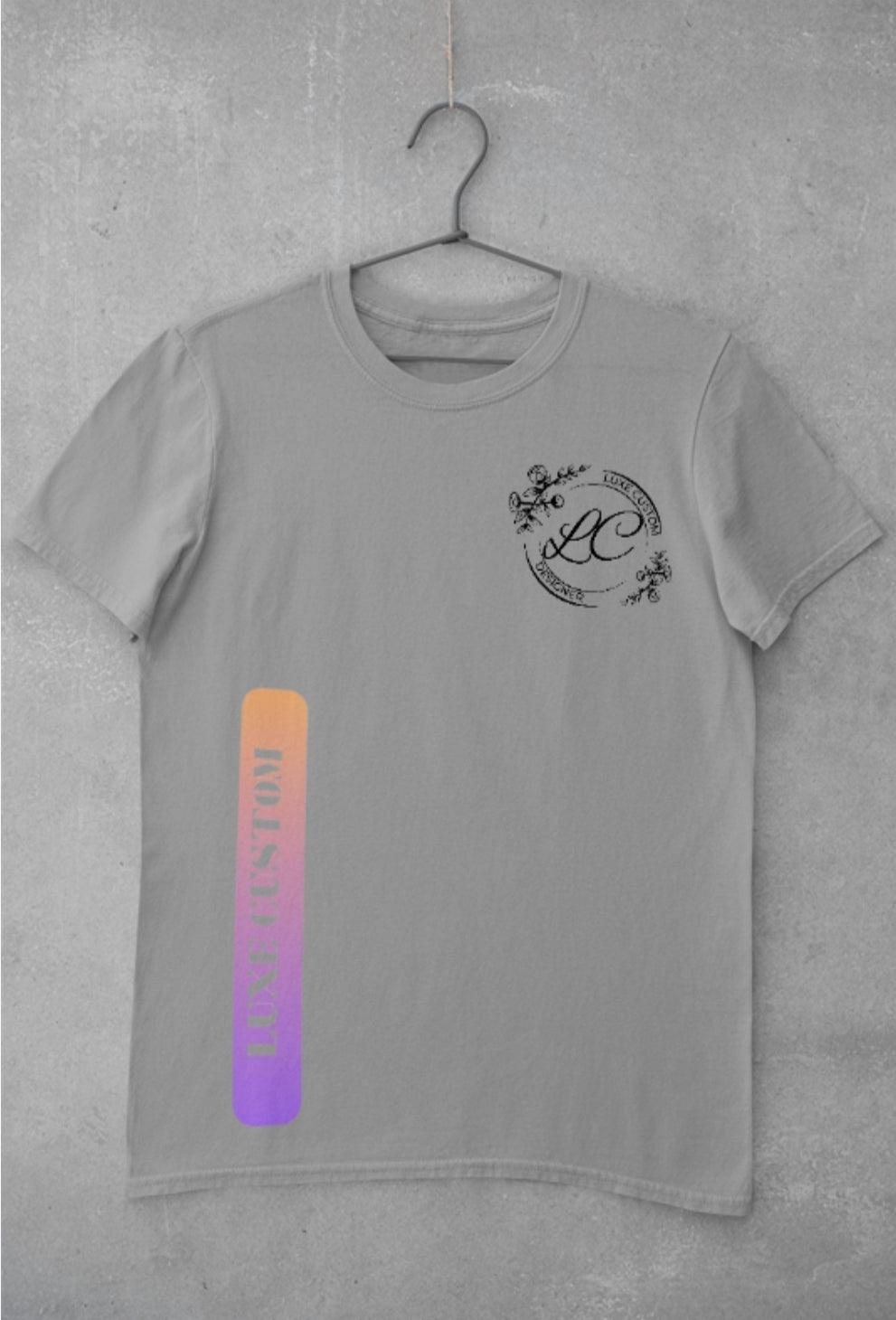 Vertical To Tone T-Shirt - Luxe Custom Designer