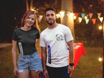 Vertical To Tone T-Shirt - Luxe Custom Designer