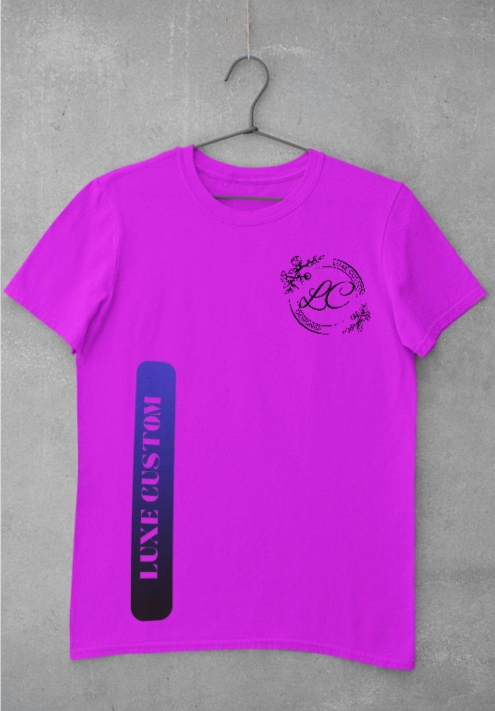 Vertical To Tone T-Shirt - Luxe Custom Designer
