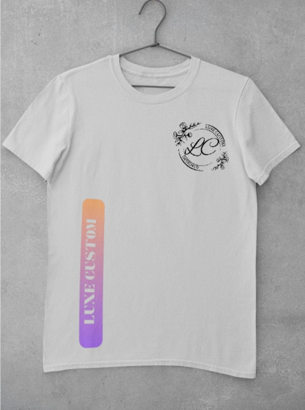 Vertical To Tone T-Shirt - Luxe Custom Designer