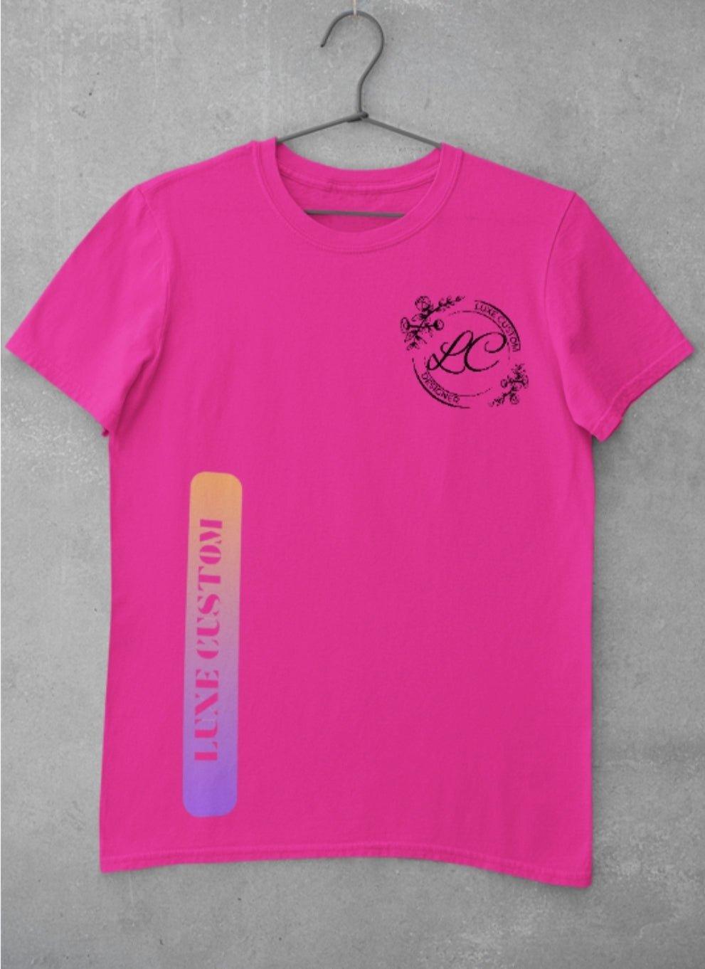Vertical To Tone T-Shirt - Luxe Custom Designer
