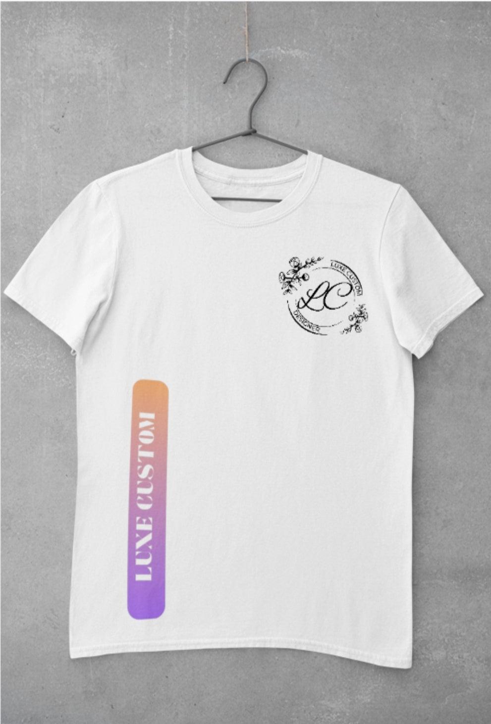 Vertical To Tone T-Shirt - Luxe Custom Designer