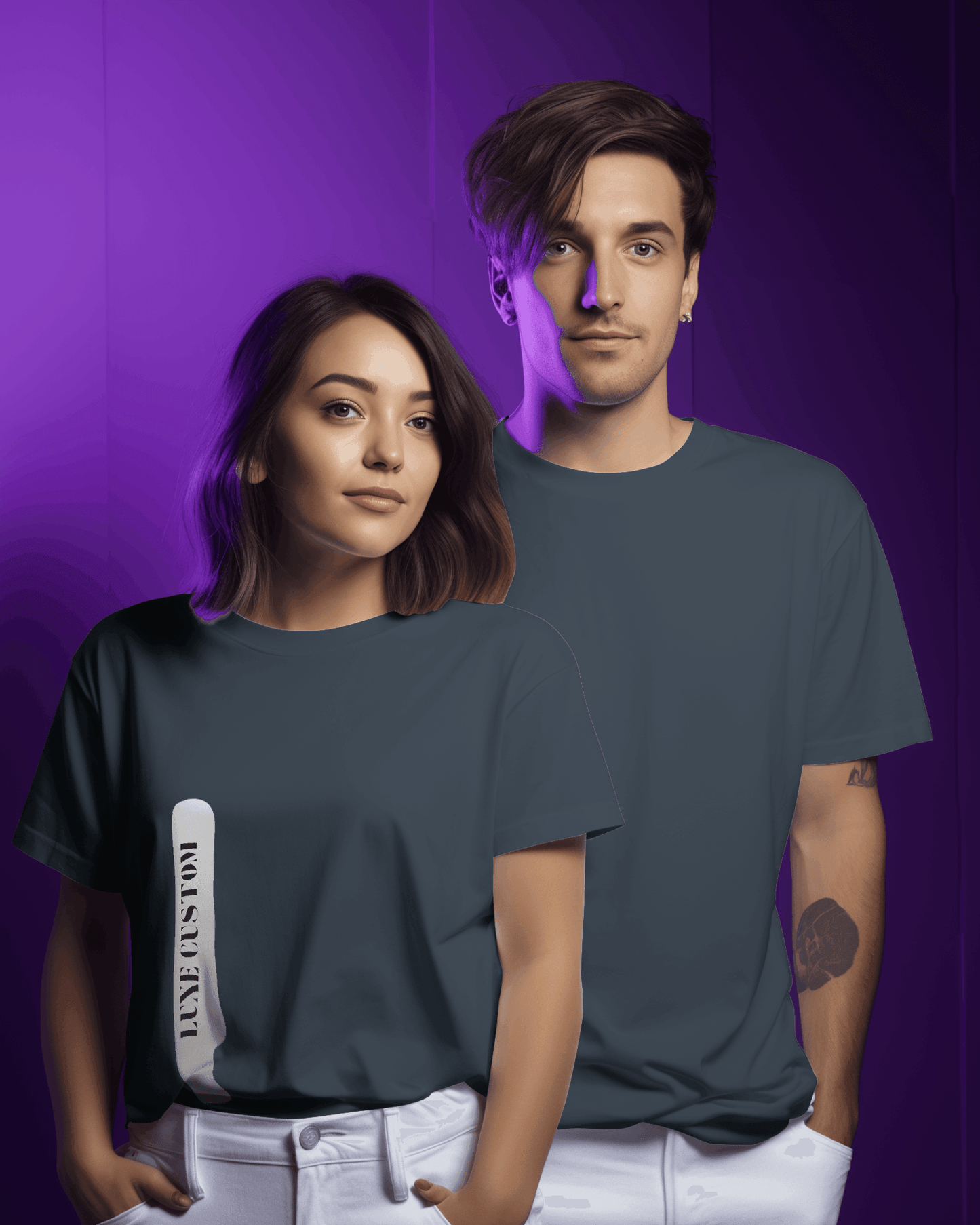 Whi2 Gradient T-Shirt - Luxe Custom Designer